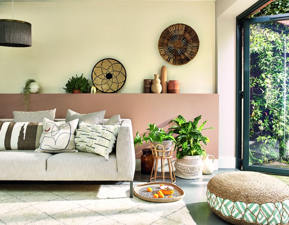 Pink and Grey Living Room Ideas Colour Schemes Dulux